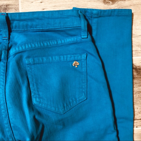 Kate Spade bright blue skinny jeans - Picture 5 of 8